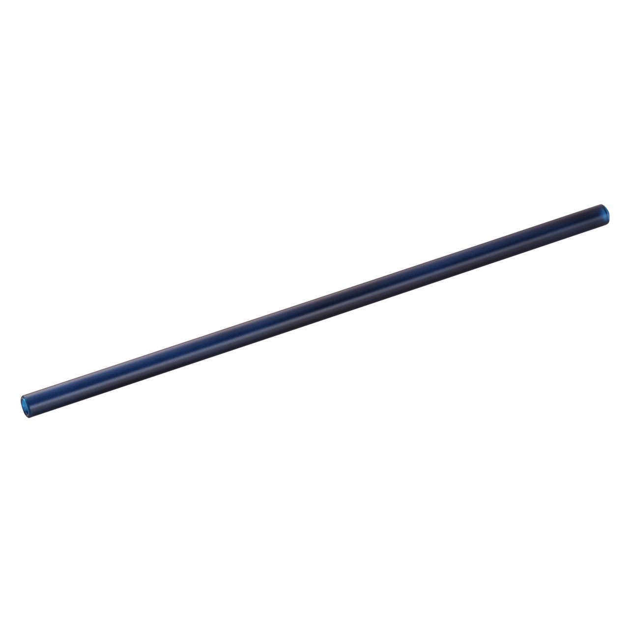 Glastrinkhalm mit Bürste 230 mm blau / Set á 50 Stück